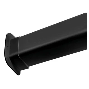 PVC spojka žľabu (Čierna)  80x60 mm