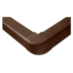 Vonkajší roh koleno (Hnedý) 80x60 mm