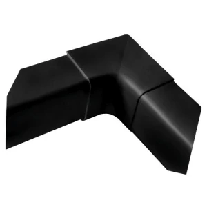 Roh vnútorný Čierny (koleno)  80x60 mm