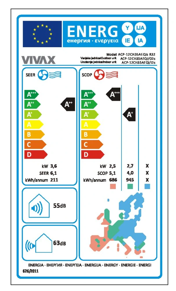 VIVAX Q-DESIGN (3,5KW) 